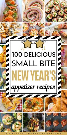 small bite new year's appetizer recipes