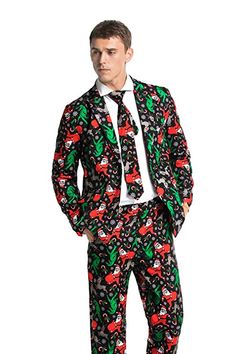 Big Man Suits, Big Men Suits, Ugly Christmas Suit, Suit Series, Casual Dress Outfit, Suits Series, Funny Costume, Mens Rain Jacket