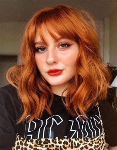 Short Copper Hair, Red Hair Inspo