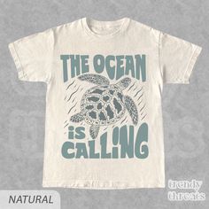 The Ocean is Calling T-shirt Respect the Locals Ecology Shirt Beach Tee Unisex Summer Shirt Ocean Sea Turtle Shirt - Etsy Ocean Shirt Design, Mlb Oc, Ocean Tshirt, The Ocean Is Calling, Sea Turtle Shirt, Respect The Locals, Ocean Shirt, Turtle Shirts, Beach Tee