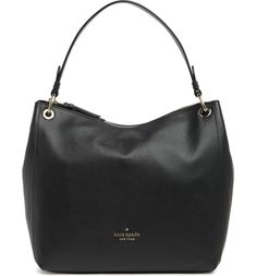 kate spade new york leather shoulder bag | Nordstromrack Double Handle Pebbled Leather Shoulder Bag For On-the-go, Pebbled Leather Bag With Gold-tone Hardware For On-the-go, Everyday Satchel With Handle Drop In Pebbled Leather, Everyday Black Bag With Grained Texture, Elegant Textured Leather Hobo Bag, Classic Pebbled Leather Bag For On-the-go, Pebbled Leather Shoulder Bag For On-the-go, Classic Pebbled Leather Shoulder Bag For Fall, Classic Pebbled Leather Hobo Bag For Travel