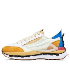 FILA KM Shoes 'White Yellow Blue' F12M233113FCW Shoes White, Yellow Blue, Yellow White, Yellow, Blue, White