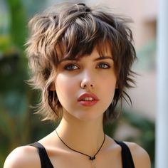 Crop Haircut, Short Shag Hairstyles, Shaggy Haircuts, Shag Haircuts, Short Shag