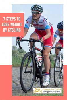 This post explains why cycling is the best exercise for weight loss, and describes seven easy steps to lose weight cycling. Get started now! Family Cycling, Calorie Cycling, Fitness Training Plan, Cycling Training, Cycling Fitness, Women Cyclists, Average Joe