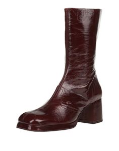 varnished effect, no appliqués, solid color, fully lined, zipper closure, square toeline, square heel, covered heel, covered wedge, leather sole, contains non-textile parts of animal origin, ankle boots , Color: Burgundy , Size: 5.5 Fall Patent Leather Square Toe Platform Boots, Fall Square Toe Patent Leather Platform Boots, Fall Patent Leather Platform Boots With Square Toe, Personal Shopping, Boot Shoes Women, Heel Height, Ankle Boot, Shoe Boots, Ankle Boots