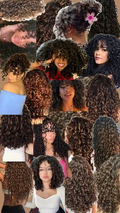 Hair Styles Winter, Short Curly Hair Styles, Curly Hair Care Routine, Highlights Curly Hair, Mixed Curly Hair, Winter Hacks, Quick Natural Hair Styles, Curly Hair Photos, Cute Curly Hairstyles