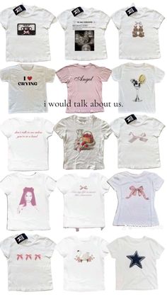 How To Build Your Dream Wardrobe, Girly Shirt Designs, Coquette T Shirts, Coquette Graphic Tee, Coquette Clothing Brands, Coquette Design Graphic, Coquette Tshirts, Baggy Coquette Outfit, Designs To Put On Shirts