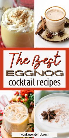 the best eggnog cocktail recipes