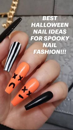 Acrylic Halloween Nails, Spooky Nail, Beetles Gel Polish, Halloween Nail Ideas, Nail Fashion, Halloween Nail, Beetles, Halloween Nails, Nail Ideas