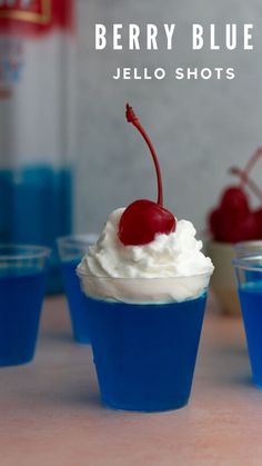 berry blue jello shots recipe- red white and blue jello shots Red White And Berry Jello Shots, Berry Blue Jello Shots Recipes, Jello Shots With Whipped Cream Vodka, Red White And Blue Shots, Red White And Blue Jello Shots, Berry Blue Jello Shots, Blue Jello Shots Recipe, Raspberry Jello Shots, Smirnoff Recipes