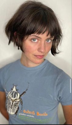 Pixie To French Bob, French Bob Thick Hair, Style Short Hair With Bangs, Short Hair With Bangs Hairstyles, 2023 Pixie, Razor Cut Bob, French Bob, Bob Hairstyles With Bangs, Choppy Bob