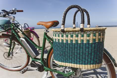 We've curated a beautiful selection of accessories that integrate perfectly with your new Bluejay e-bike. Our favorite premium bike accessories include vintage helmets, saddle bags, and rear baskets for cyclists with a lot to carry. We've even got accessories for kids to help the whole family cycle in style. Green Electric, Nantucket Baskets, Smartphone Holder, British Racing Green