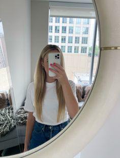 capsule wardrobe, wardrobe essentials, how to style white tee, chunky gold hoops, etsy hoops, OOTD, basics, basic tees Hoops Gold, Everyday Basics, White Tee, Gold Hoops, How To Style, Basic Tees