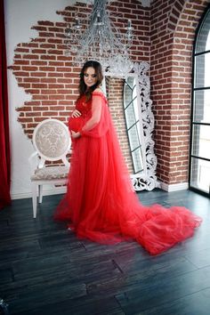 Long red maternity dress, Baby shower dress, maternity gown, photo shoot, maternity dress, maternity Red Floor-length Maternity Dress, Red Maternity Dress, Photo Shoot Maternity, Most Expensive Dress, Photoshoot Pregnancy, Maternity Dresses For Baby Shower, Baby Shower Dress, Lace Maternity Dress, Mother Daughter Dresses Matching