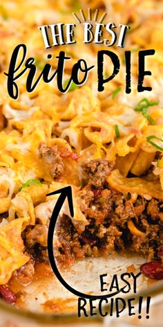 the best frito pie recipe is easy to make