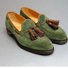 Upper+Real+Leather  Inner+soft+leather  Sole:Leather  Gender:Male  Heel:Leather  Totally+Hand+stitched  Manufacturing+time+7-10+business+days  If+you+can’t+find+your+Size/Color+just+send+us+message+we+will+make+for+you. Classic Green Tassel Loafers With Round Toe, Green Loafers For Formal Fall Occasions, Green Formal Loafers For Fall, Classic Green Tassel Loafers With Leather Sole, Semi-formal Suede Tassel Loafers With Round Toe, Classic Green Moccasins For Formal Occasions, Formal Green Moccasins With Leather Sole, Classic Green Tassel Loafers For Formal Occasions, Green Closed Toe Formal Loafers