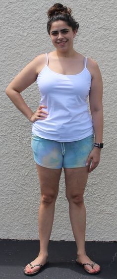 Super cute and super soft Tie Dye Knit Shorts. They feature an adjustable tie waistband, a pretty blue & yellow tie dye print and pockets. They are very light weight with a good amount of stretch. Small waist 26"-32" inseam 3" : Medium waist 28"-34" inseam 3" Large waist 30"-36" inseam 3" : 1XL waist 32"-38" inseam 3" 2XL waist 34"-40" inseam 3" : 3XL waist 36"-42" inseam 3" 95% Polyester 5% Spandex : Hand wash Model : Height 5'9" - Bust 32" - Waist 23.5" - Hips 34" and she wears a size smal Yellow Tie Dye, Saree Navel, Yellow Tie, Hot Women Dress, Out Of The Blue, Yellow Ties, Tie Dye Shorts, Blue Tie, Blue Tie Dye