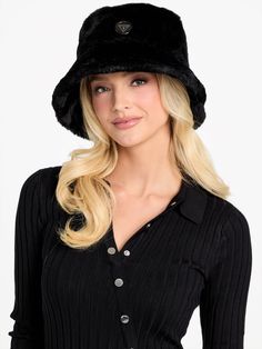 Faux Fur Bucket Hat, Fur Bucket Hat, Bucket Hat Black, Sale Store, Kids Sale, Handbag Shoes, Accessories Store, Active Wear For Women, Mens Tees