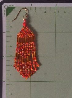 Seed bead fringe dangle earrings made with mirror bright metallic bugle beads and bright orange 11/0 seed beads. These super bright earrings have gold plated earwires. These earrings are small in size with big, bold colors. They measure just under 3 inches long (7.62cm). Perfect anytime and fun to wear. All items are handmade and shipped promptly. Please allow extra time when ordering multiple items. Thanks for looking and please stop by again. Returns are gladly accepted on all earrings. Please Orange Beaded Fringe Earrings With Round Beads, Orange Beaded Fringe Dangle Earrings, Orange Beaded Earrings With Gold Round Beads, Bead Fringe, Please Stop, Bugle Beads, Beaded Fringe, Beaded Dangle Earrings, Seed Bead Earrings