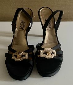 Vintage Versace  (never worn) Versace Pumps, Vintage Versace, Womens Pumps, Womens Heels, Shoes Women Heels, Switzerland, Versace, Vintage Ladies, Shoes Heels