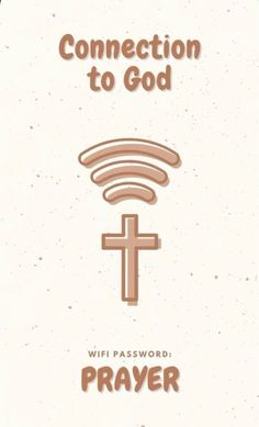 the front cover of a book with an image of a cross and wifi on it