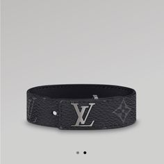 Brand New Never Worn Louis Vutton Mens Bracelet Black Lv Bracelet, Louis Vuitton Ring, Mens Bracelet Black, Naruto Gif, Louis Vuitton Black, Bracelet Mens, Ear Earrings, Louis Vuitton Accessories, Mens Accessories Jewelry