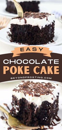 Easy Chocolate Poke Cake, chocolate desserts, baking recipes Easy Chocolate Lovers Dessert, Hot Fudge Poke Cake Recipe, Marshmallow Chocolate Poke Cake Recipe, Chocolate Cake Desserts Easy, Dark Chocolate Poke Cake, Chocolate Pudding Poke Cake Recipe, Chocolate Pudding Poke Cake Cool Whip, Easy Chocolate Dream Cake, Chocolate Cake With Pudding Layers