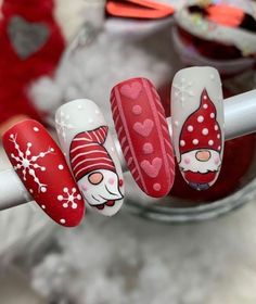 Nails Mistletoe, Nails Gingerbread, Nails Snowflakes, Nails Pointy, Nails Western, Nails Plain, Nails Minimal, Grinch Nails, Nails Sns