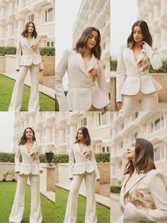 Alia Bhatt Blazer Outfit, Western Formals For Women, Blazer Style Indian Outfit, Formal Wear Poses For Women, Poses In Blazer For Women, Ethnic Blazer Outfits For Women, Alia Bhatt In Suit, Traditional Blazers For Women, Janmashtami Outfits For Women