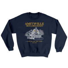 There's no bad houses, just bad people.This soft and durable crewneck sweatshirt features a loose fit with a 50/50 cotton/poly blend and a tear-away label. Double needle stitched cuffs and waistband with an athletic rib knit collar lends itself to daily wear at an affordable price. Timeless Sweater, Versatile Sweater, Sweater Gift, Style Sweater, Urban Chic, Ugly Sweater, Knit Collar, 50 50, Polished Look