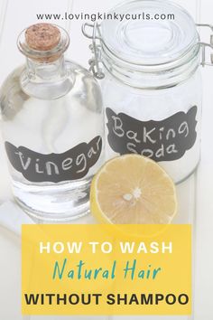 Did you know you can wash your natural hair at home without shampoo? Whether you find some shampoos too drying or not working for your hair type or you just want to try the 'no-poo' method for washing your hair, there are several ways to wash natural hair at home without shampoo. Diy Hair Wash, Washing Hair Without Shampoo, Living Holistically, Natural Shampoo Diy, Natural Hair Wash, Baking Soda Benefits