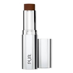 4-in-1 Foundation Stick Cream-to-Velvet Matte Foundation - PR 4-in-1 Foundation Stick covers imperfections and smooths skin with hydrating & nourishing skincare ingredients leaving behind a soft velvet matte finish.Benefits4 benefits in 1: Foundation, Concealer, Contour, Highlighter.Skincare-infused formula helps to reduce the appearance of blemishes, redness, fine lines and wrinkles, uneven skin tone, and hyperpigmentation.Medium-to-full coverage with soft velvet-matte finish.Moisture-rich ingr Stick Blush, Pur Makeup, Makeup Stick, Foundation Stick, Perfect Complexion, Neutral Undertones, Stick Foundation, Matte Foundation, Velvet Matte