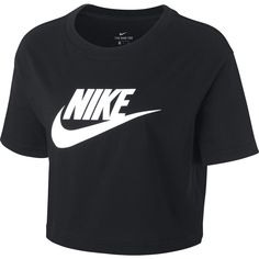 Nike Women's Sportswear Essential Crop Top (BV6175-010) - STNDRD ATHLETIC CO. Nike Sportswear Women, Fits With Shorts, Nike Tshirt, Nike Tees, Women Essentials, Sportswear Women, Guess Jeans, Crop Tshirt, Nike Sportswear