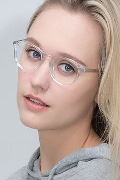 Translucent round eyeglasses available in variety of colors to match any outfit. These stylish full-rim, medium sized acetate eyeglasses include free single-vision prescription lenses, a case and a cleaning cloth. Glasses Frames Trendy, Best Eyeglasses, Mens Glasses Fashion, Glasses Trends, Tortoise Glasses, Womens Glasses Frames, Spectacles Frames, Oval Face, Glasses For Women