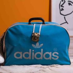 Vintage Orginal Adidas Turquoise Blue Sport Bag 90s Sport, Sport Bag, Turquoise Blue, Bag Accessories, Mens Accessories, Shoe Accessories, Gift Card, Adidas, Turquoise