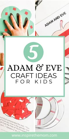 the top five crafts and activities for kids to do with their own hands on paper