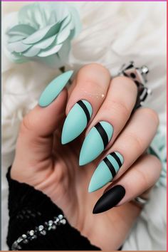 From French Jell-O to glowing green, your summer mani is more than covered. Purple Matte Nails Design, Matte Purple Nails, Feminine Things, 2022 Nails, Matte Nail, Matte Nails Design, Nail Style, Blue Nail, Nail Styles