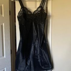 Vintage Bali Nightgown Black Lace Taffeta Bodice Size Medium Misses, Gown Unworn. Condition Is Pre-Owned. See Images For Measurements. Bra Is Made Of Stretchy See Thru Lace. Bodice Is Taffeta With Lace Line At Hem. So Pretty! I Wiish It Fit Me. I Can’t Tell It Has Been Worn. Satin Coquette Nightgown For Sleep, Black Lace Trim Dress For Wedding Night, Black Wedding Night Dress With Lace Trim, Fitted Satin Nightgown For Sleep, Fitted Satin Nightgown, Fitted Satin Finish Nightgown For Sleep, Fitted Satin Finish Nightgown, Black Satin Camisole Sleepwear, Black Satin Sleepwear With Lace Trim