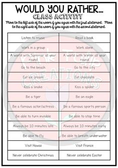 a printable worksheet to teach kids how to read the poem would you rather?