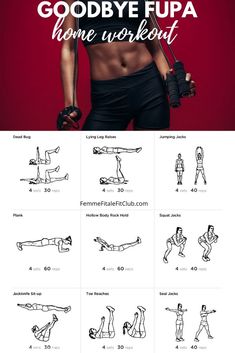 Whether you recently gave birth or enjoy one too many pieces of cake, this goodbye fupa workout can be done at home or the gym to tighten and tone your lower abs in no time. The exercises strengthen your core and the cardio burns the fat hiding your abs. #nofupa #fupablaster #cardio #integratedcardio #health #workoutsforwomen #hiitworkoutsforwomen #hiitworkouts #lowerbelly #bellypooch #muffintop #lowerbellypoochblaster #bellypoochworkout #belly #athomeworkout #homeworkout Core Workout Lower Belly, Lower Belly Workout At Gym, Lower Ab Workout Gym, Muffintop Workout, Lower Back Workout At Home, Fupa Workout, Pooch Workout, Belly Pooch Workout, Lower Belly Pooch