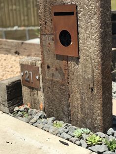 a bird house is shown with the number twenty on it's front and side