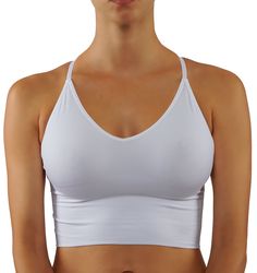 PRICES MAY VARY. CROP TO: Just the perfect length easy to mix and match from casual wear to workout wear. ADJUSTABLE STRAPS: One touch easy to adjust as needed spaghetti straps. REMOVABLE PADDING: Easy to remova pads. FITTING: RUNS SMALL YOGA BRA: Breathable and soft perfect for working out in it this bra is your new best friend when it comes to active wear. EXTRA SOFT MATERIAL: The special blend of 92% Nylon / 8% Spandex will feel as silky soft ones put it on you. Great quality material wonderf Winter Workout, Crop Bra, Styles Summer, Street Style Summer, Yoga Bra, Girl Body, Yoga Women, Crop Tops Women, Workout Wear