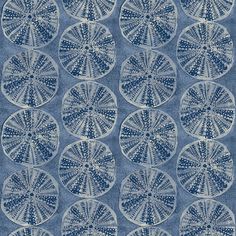 Sample Sea Biscuit Blue Sand Dollar Wallpaper Dollar Wallpaper, Strip Wallpaper, Sea Biscuit, Medallion Wallpaper, Shades Of Cool, Stripped Wallpaper, Coastal Wallpaper, Brewster Wallcovering, Trellis Wallpaper