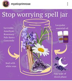 Herbal Potions Recipes, Witch Potions Recipes, Sleep Well Spell Jar, Happy Home Spell Jar, Potions Recipes Witchcraft, Spell Jars Recipes For Beginners, Witch Potion Recipe, Healing Spell Jars Recipes