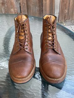 The Oldblue Co X Sagara Bootmaker Brown Leather Boots size 44 D US 11 | eBay Masculine Fitted Leather Boots, Fitted Leather Work Boots For Business, Vintage Boots With Bridle Leather And Leather Lining, Vintage Bridle Leather Boots With Leather Lining, Fitted Brown Leather Boots, Masculine Fitted Boots With Round Toe, Fitted Boots With Round Toe, Fitted Leather Work Boots With Leather Sole, Fitted Brown Work Boots With Leather Sole