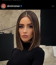 Olivia Culpo Hair, Brown Hair Inspiration, Hair Upstyles, Lob Hairstyle, Olivia Culpo, Haircuts For Medium Hair, Hair Color Dark, Medium Length Hair Cuts