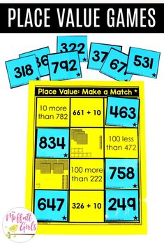 place value games for kids to practice their math skills