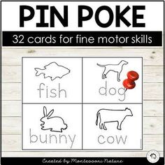 printable worksheet for fine motor skills with pictures of farm animals and letters