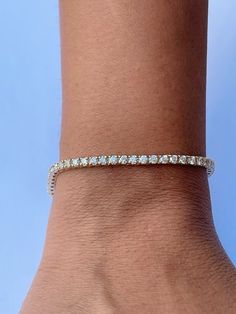 Elegant Gold-plated Tarnish-resistant Tennis Bracelet, Elegant Gold-plated Tennis Bracelet With Diamond Accents, Formal White Gold Multi-stone Tennis Bracelet, Formal Multi-stone Yellow Gold Tennis Bracelet, Elegant Gold Plated Tennis Bracelet, Tarnish Resistant, Dancing Diamond, Tennis Bracelet Diamond, Minimalist Bracelet, Layered Bracelets