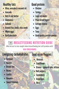 a recipe for breastfeeding nutrition guide